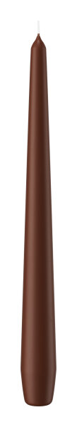 Spitzkerzen Kastanie Braun 250 x Ø 25 mm, 8 Stück