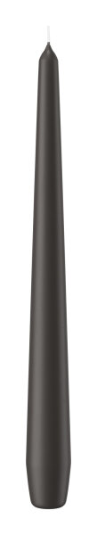 Spitzkerzen Grau 250 x Ø 25 mm, 8 Stück