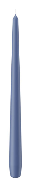 Wiedemann Spitzkerzen Grau-Blau Ø 25 x 300 mm, 6 Stück