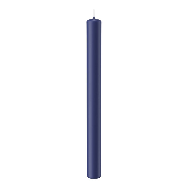 Stabkerzen Dunkelblau 250 x Ø 22mm, 10 Stück