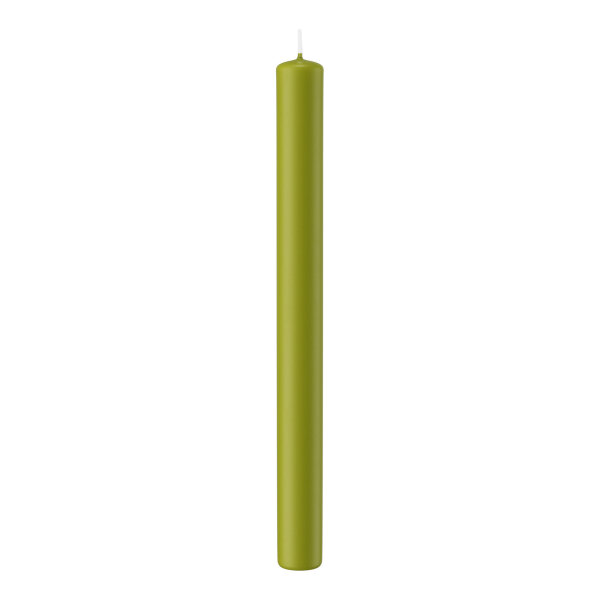 Stabkerzen Grün 250 x Ø 22mm, 10 Stück