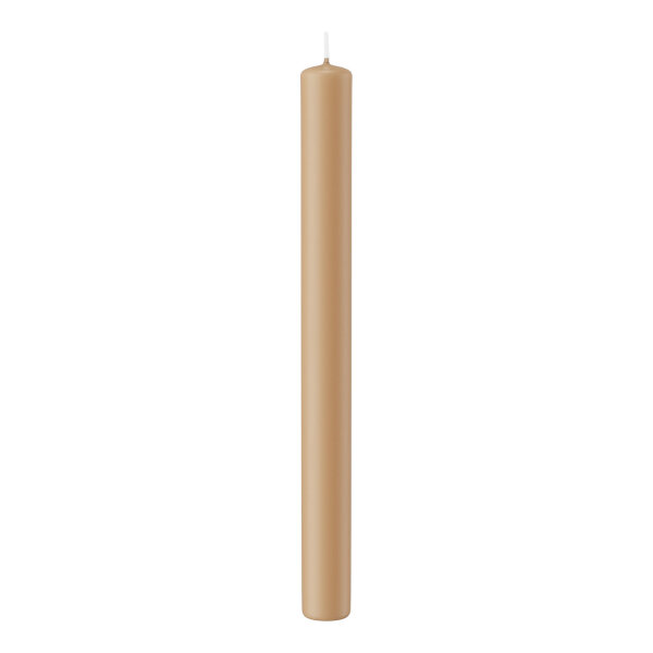 Stabkerzen Sand 250 x Ø 22mm, 10 Stück