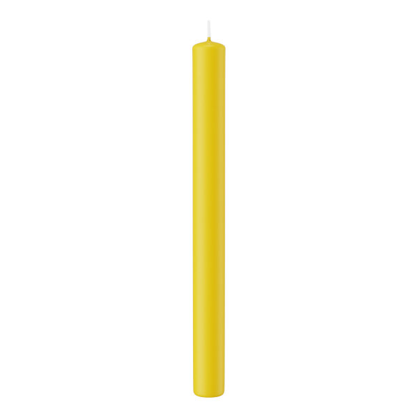 Stabkerzen Dotter Gelb 250 x Ø 22mm, 10 Stück