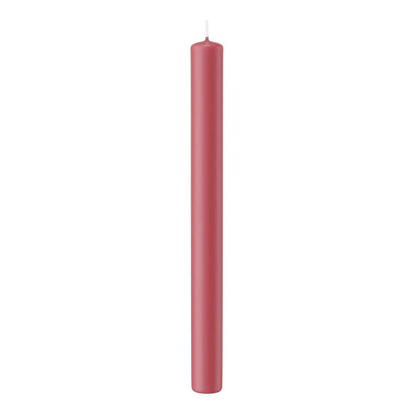Stabkerzen Erdbeerrosa 250 x Ø 22mm, 10 Stück