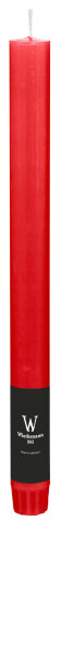 Marble Rustik Stabkerzen Rubin Rot 270 x Ø 22 mm, 12 Stück