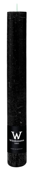 Marble Rustik Stabkerzen Schwarz 250 x Ø 35 mm
